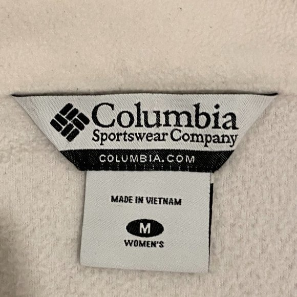 Columbia Fleece Zip Up Jacket Women's Size M - Picture 14 of 16